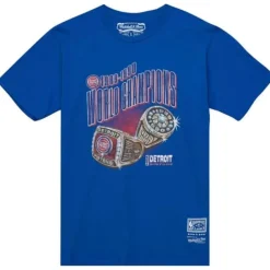 Apparel Mitchell & Ness T-Shirts & Tops-Nba 90'S Rings Tee Pistons