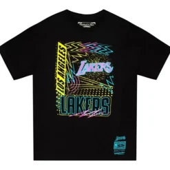 Apparel Mitchell & Ness T-Shirts & Tops-Neon Tee Los Angeles Lakers