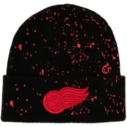 Headwear Mitchell & Ness -Nep Knit Vntg Detroit Red Wings