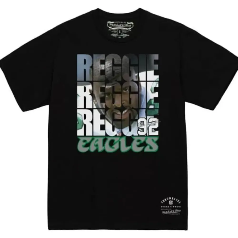 Apparel Mitchell & Ness T-Shirts & Tops-Nfl Tee Philadelphia Eagles Reggie White