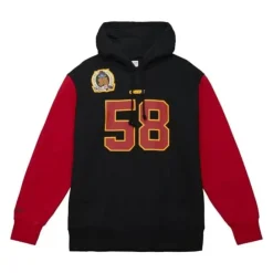 Apparel Mitchell & Ness Hoodies & Sweatshirts-N&N Fashion Fleece Hoodie Kansas City Chiefs 1994 Derrick Thomas