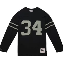 Apparel Mitchell & Ness T-Shirts & Tops-N&N Longsleeve Tee Los Angeles Raiders 1988 Bo Jackson