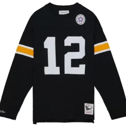Apparel Mitchell & Ness T-Shirts & Tops-N&N Longsleeve Tee Pittsburgh Steelers 1976 Terry Bradshaw
