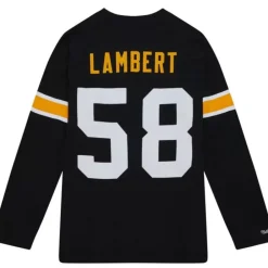 Apparel Mitchell & Ness T-Shirts & Tops-N&N Longsleeve Tee Pittsburgh Steelers 1976 Jack Lambert