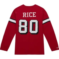 Apparel Mitchell & Ness T-Shirts & Tops-N&N Longsleeve Tee San Francisco 49Ers 1994 Jerry Rice