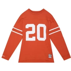 Apparel Mitchell & Ness T-Shirts & Tops-N&N Longsleeve Tee University Of Texas At Austin 1977 Earl Campbell