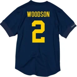 Apparel Mitchell & Ness Hoodies & Sweatshirts-N&N Mesh Crewneck University Of Michigan 1997 Charles Woodson