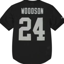 Apparel Mitchell & Ness T-Shirts & Tops-N&N Mesh Top Oakland Raiders 2002 Charles Woodson