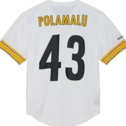 Apparel Mitchell & Ness T-Shirts & Tops-N&N Mesh Top Pittsburgh Steelers 2005 Troy Polamalu