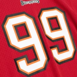 Apparel Mitchell & Ness T-Shirts & Tops-N&N Mesh Top Tampa Bay Buccaneers 2002 Warren Sapp