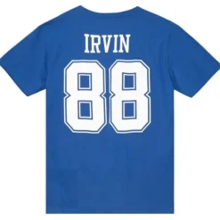 Apparel Mitchell & Ness T-Shirts & Tops-N&N Royal Dallas Cowboys Michael Irvin