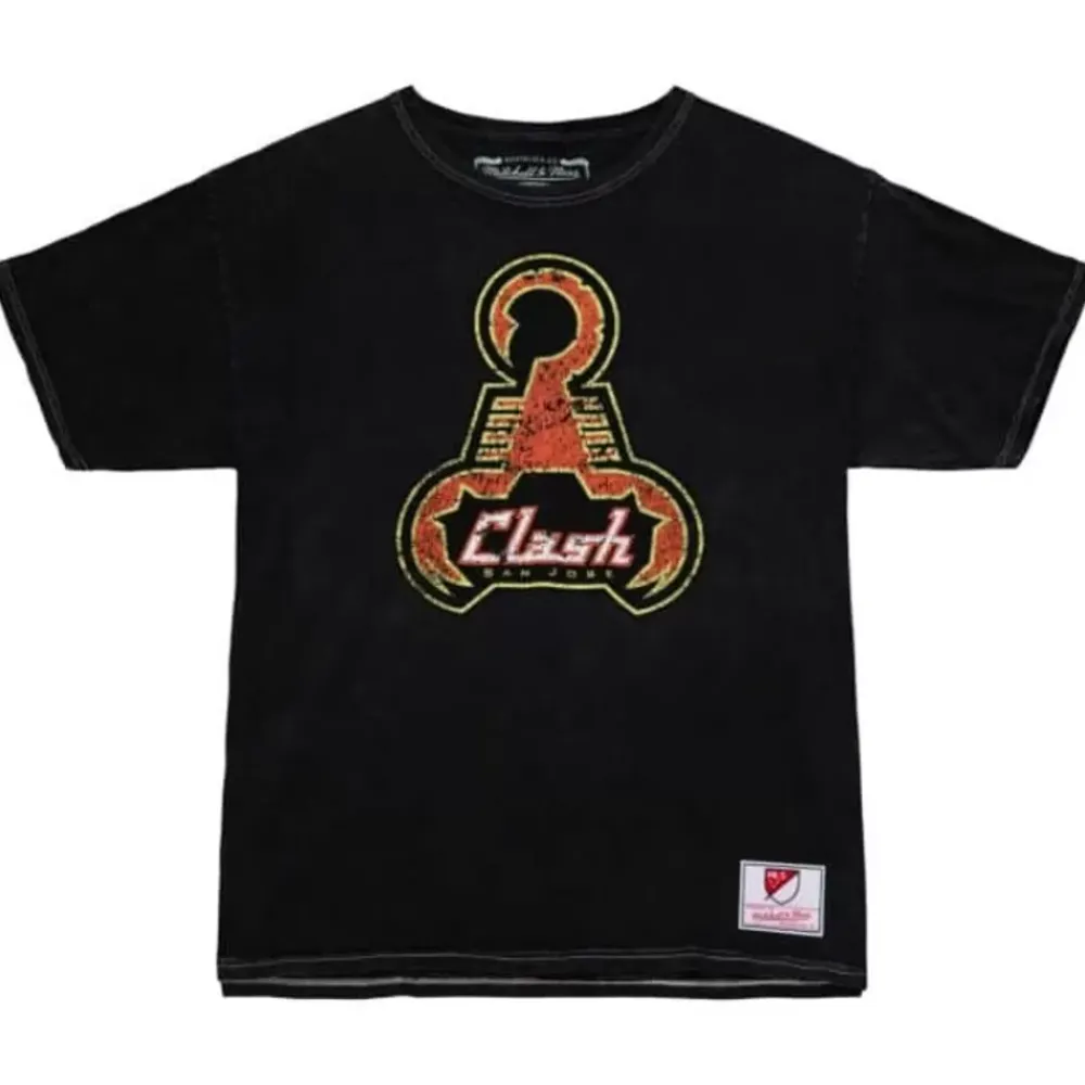 Apparel Mitchell & Ness T-Shirts & Tops-Now & Then Tee San Jose Clash