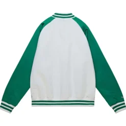 Apparel Mitchell & Ness Jackets & Outerwear-Ny Jets Sack Exchange Lightweight Satin Jacket New York Jets