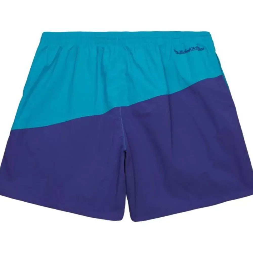 Apparel Mitchell & Ness Shorts-Nylon Utility Shorts Charlotte Hornets