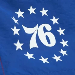 Apparel Mitchell & Ness Shorts-Nylon Utility Shorts Philadelphia 76Ers