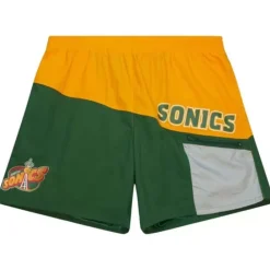 Apparel Mitchell & Ness Shorts-Nylon Utility Shorts Seattle Supersonics