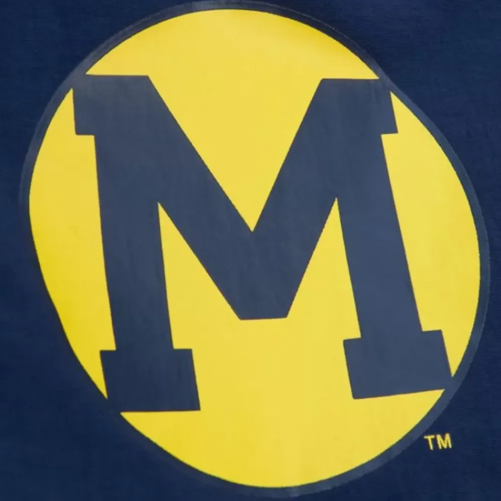 Apparel Mitchell & Ness Shorts-Nylon Utility Shorts University Of Michigan