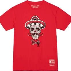 Apparel Mitchell & Ness T-Shirts & Tops-Ofrenda Tee Chicago Bulls