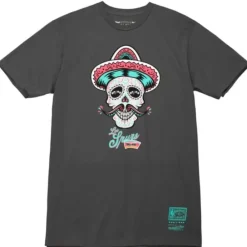 Apparel Mitchell & Ness T-Shirts & Tops-Ofrenda Tee San Antonio Spurs