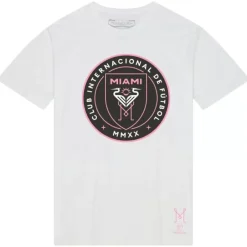 Apparel Mitchell & Ness T-Shirts & Tops-One Color New Pink Crest Inter Miami Cf