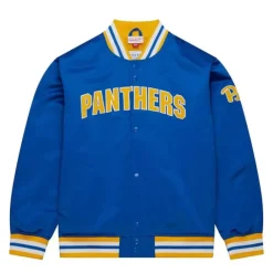 Apparel Mitchell & Ness Jackets & Outerwear-Onfield Lightweight Satin Jacket University Of Pittsburgh