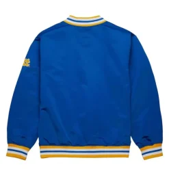 Apparel Mitchell & Ness Jackets & Outerwear-Onfield Lightweight Satin Jacket University Of Pittsburgh