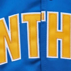 Apparel Mitchell & Ness Jackets & Outerwear-Onfield Lightweight Satin Jacket University Of Pittsburgh