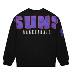 Apparel Mitchell & Ness Hoodies & Sweatshirts-Oversized Logo Fleece Crew Phoenix Suns