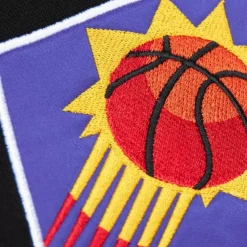 Apparel Mitchell & Ness Hoodies & Sweatshirts-Oversized Logo Fleece Crew Phoenix Suns