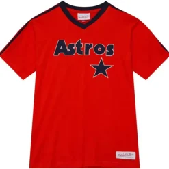 Apparel Mitchell & Ness Big Kids-Overtime Win V-Neck Houston Astros