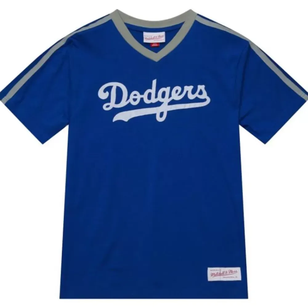 Apparel Mitchell & Ness Big Kids-Overtime Win V-Neck Los Angeles Dodgers