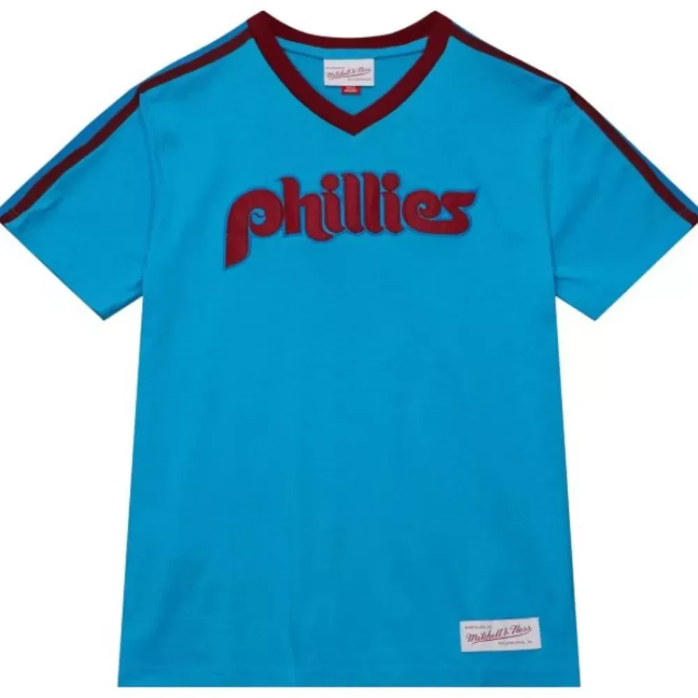 Apparel Mitchell & Ness Big Kids-Overtime Win V-Neck Philadelphia Phillies