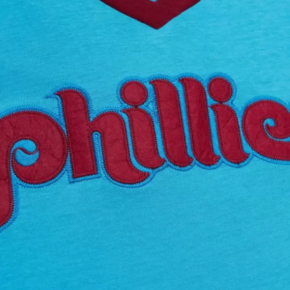 Apparel Mitchell & Ness Big Kids-Overtime Win V-Neck Philadelphia Phillies
