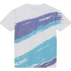 Apparel Mitchell & Ness T-Shirts & Tops-Paintbrush Sublimated Ss Tee Utah Jazz