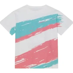 Apparel Mitchell & Ness T-Shirts & Tops-Paintbrush Sublimated Ss Tee San Antonio Spurs