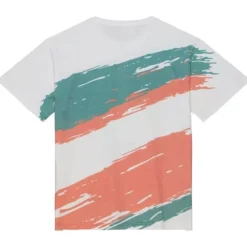 Apparel Mitchell & Ness T-Shirts & Tops-Paintbrush Sublimated S/S Tee University Of Miami