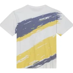 Apparel Mitchell & Ness T-Shirts & Tops-Paintbrush Sublimated S/S Tee University Of Michigan