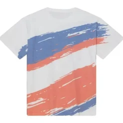 Apparel Mitchell & Ness T-Shirts & Tops-Paintbrush Sublimated Ss Tee New York Knicks