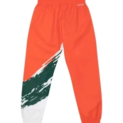 Apparel Mitchell & Ness Pants-Paintbrush Warmup Pant University Of Miami