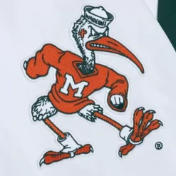 Apparel Mitchell & Ness Jackets & Outerwear-Paintbrush Windbreaker University Of Miami