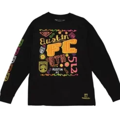 Apparel Mitchell & Ness T-Shirts & Tops-Papel Picado Ls Tee Austin Fc