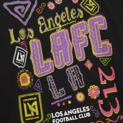 Apparel Mitchell & Ness T-Shirts & Tops-Papel Picado Ls Tee Los Angeles Fc