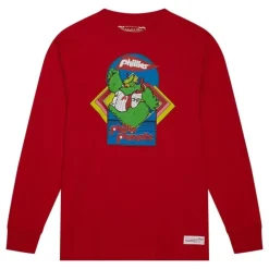 Apparel Mitchell & Ness T-Shirts & Tops-Phanatic Ls Philadelphia Phillies 2018