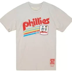 Apparel Mitchell & Ness T-Shirts & Tops-Phil And Phyllis Tee Philadelphia Phillies