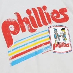 Apparel Mitchell & Ness T-Shirts & Tops-Phil And Phyllis Tee Philadelphia Phillies