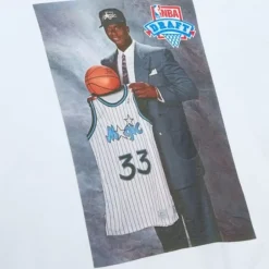 Apparel Mitchell & Ness T-Shirts & Tops-Photo Real Draft Day Tee Orlando Magic Shaquille O'Neal