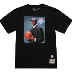 Apparel Mitchell & Ness T-Shirts & Tops-Photo Real Draft Day Tee Toronto Raptors Tracy Mcgrady