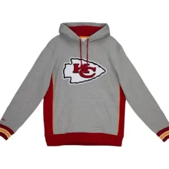 Apparel Mitchell & Ness Hoodies & Sweatshirts-Pinnacle Heavyweight Fleece Hoodie Kansas City Chiefs