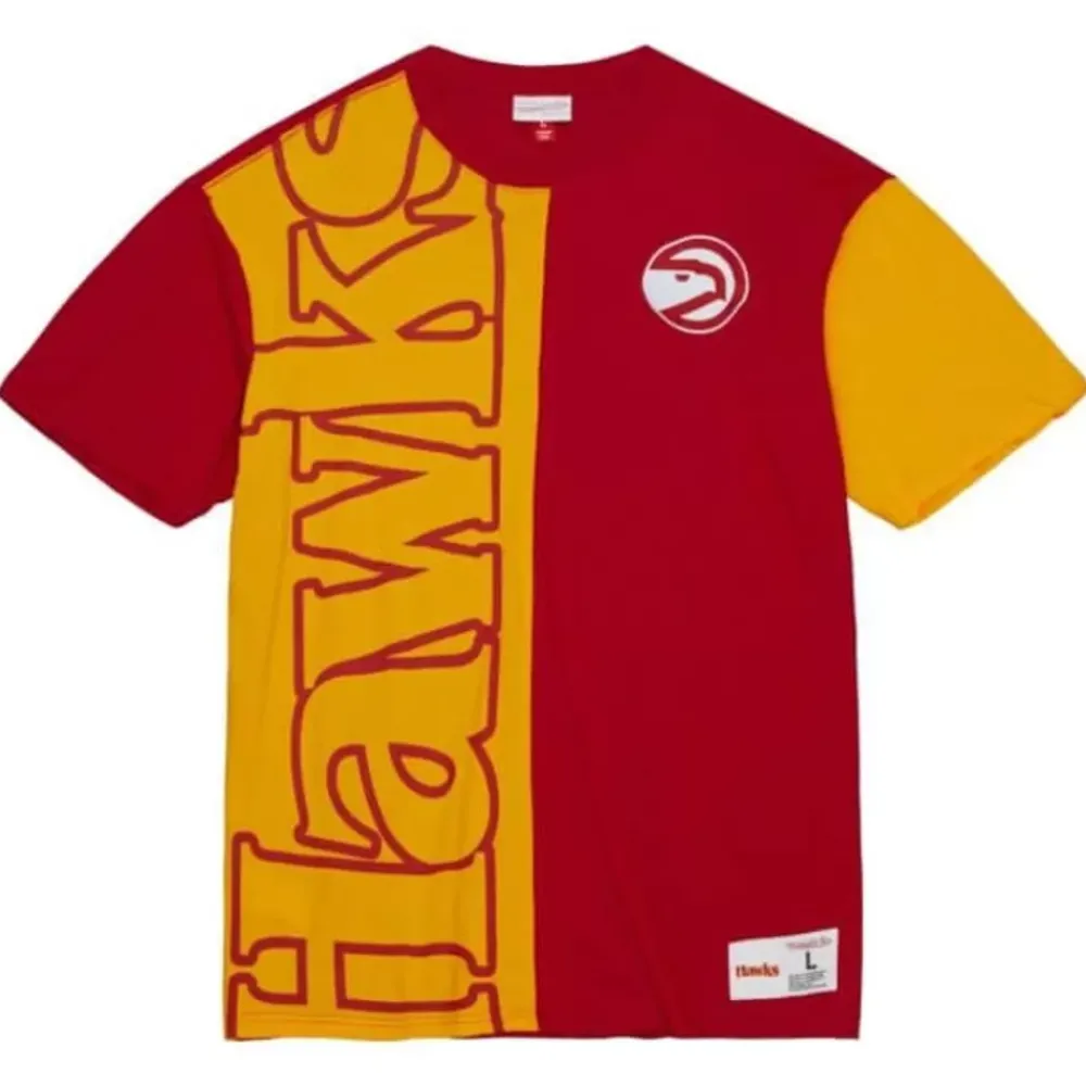 Apparel Mitchell & Ness T-Shirts & Tops-Play By Play 2.0 S/S Tee Atlanta Hawks