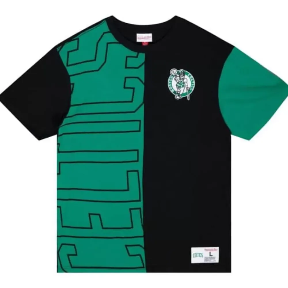 Apparel Mitchell & Ness T-Shirts & Tops-Play By Play 2.0 S/S Tee Boston Celtics